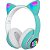 Fone Headset Bluetooth Colorido Com LED Sem Fio Gatinho - Imagem 7