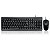 Kit Conjunto Teclado E Mouse Com Fio USB Wired - Imagem 1
