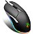 Mouse Óptico Gamer Retro Iluminado Com Fio Usb RGB - Imagem 1