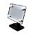 Espelho Touch Articulado  4 Leds Luz Camarim Porta Maquiagem Portátil - Imagem 5