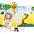 Brinquedo Kit de Pintura Infantil Cavalete Avental - Imagem 5
