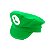 Chapéu Boina Fantasia Luigi Verde Festa Carnaval Cosplay - Imagem 2