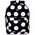 Mochila de Costas Feminina Juvenil Básica Bolinhas - Imagem 5