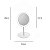 Espelho de Maquiagem LED Ring Light Touch USB Branco - Imagem 3