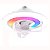 Ventilador de Teto LED RGB 60W Luzes Rotação 360 - Imagem 4