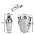 Kit Conjunto Bar 3 Peças Coqueteleira Balde Pegador Inox - Imagem 7