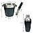 Kit Conjunto Bar 3 Peças Coqueteleira Balde Pegador Inox Preto - Imagem 5