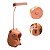 Luminária Mini Abajur Capivara Divertida com Apontador - Imagem 4