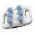 Massageador Corporal Elétrico Aparelho Muscular 6 Cabeças - Imagem 4