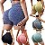 Short de Academia Levanta Bumbum Sem Costura Corrida Treino - Imagem 7
