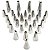 Jogo Bico De Confeitar Inox Com 30 Unidades - Imagem 1