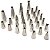 Jogo Bico De Confeitar Inox Com 30 Unidades - Imagem 3