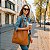Bolsa de Ombro Couro Legítimo Modelo Maria Elegante - Imagem 5