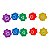 Jogo Coreano Famoso Gonggi 5 Peças Geométrica Diversão Tradição - Imagem 4