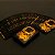 Baralho Preto Caveira Dourada Cartas Resistente à Água - Imagem 6