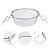 Cesto para Fritura Aço Inox com Alça Redondo 22cm - Imagem 6