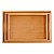 Conjunto 3 Bandejas Retangulares Bambu Organizadora - Imagem 3