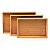Conjunto 3 Bandejas Retangulares Bambu Organizadora - Imagem 6