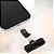 2 Microfones Wireless Lapela Adaptador IOS Encaixe Tipo C - Imagem 2