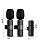 2 Microfones Wireless Lapela Adaptador IOS Encaixe Tipo C - Imagem 3