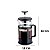 Cafeteira Prensa Francesa Chá Café 350ml Aço Inox Vidro - Imagem 2