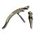 Kit Vinho 2 Peças Abridor Tampa Aço Inox Bebida Garrafa - Imagem 5