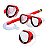 Kit Mergulho Máscara Snorkel Infantil Verão Piscina - Imagem 5