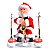 Papai Noel Musical Saxofonista Decoração Natal Diversão - Imagem 1