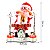 Papai Noel Musical Baterista Decoração Natal Diversão - Imagem 4