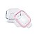 Conjunto 3 Potes Quadrados 170ml Vidro Comida Marmita - Imagem 3