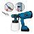 Pulverizador Spray Pistola de Tinta Regulável Azul - Imagem 3