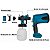 Pulverizador Spray Pistola de Tinta Regulável Azul - Imagem 6