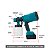 Pulverizador Spray Pistola de Tinta Regulável Azul - Imagem 8