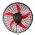 Ventilador Turbo Pedestal Regulável 5 Pás Quarto Sala - Imagem 2