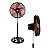 Ventilador Turbo Pedestal Regulável 5 Pás Quarto Sala - Imagem 3