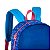Mochila Escolar de Costas Juvenil Azul Divertida Criança - Imagem 7