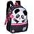 Mochila Infantil Pandinha Pelúcia Chaveiro Personagem - Imagem 1