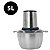 Triturador De Alimentos Carne e Legumes Elétrico 5L Aço Inox - Imagem 1