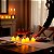 Conjunto 48 Velas Decorativas Luz LED Branco Quente - Imagem 6
