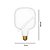 Lâmpada de Filamento LED U120 Leitosa 6W - Imagem 2
