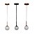 Lustre Pendente Globo Vidro Fosco Jabuticaba 120mm Bivolt - Imagem 1