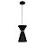 Lustre Pendente Cone Egito Balcao Preto Fosco/Cobre Fosco - Imagem 2