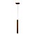 Pendente Tubo 40cm Quarto Lavabo Dourado Fosco - Imagem 1