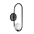 Arandela Oval Madrid Jabuticaba  Aluminio e Globo de Vidro – Kazaprime AR-0015 - Imagem 12