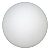 Vidro Globo Jabuticaba Bola 12cm Diâmetro Branco Fosco - Imagem 1