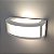 Arandela de Muro/Parede Externa/Interna Finestra 28x11x13cm Policarbonato 127V/220V 1xE27 - Imagem 1