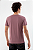 Camiseta Básica Masculina Gola Olímpica Malha Fio Algodão Orgânico Alfazema - Imagem 2