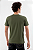 Camiseta Básica Masculina Gola Olímpica Malha Fio Algodão Orgânico Verde Jardim - Imagem 2