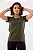 Camiseta Feminina Básica Gola O Malha Fio Algodão Orgânico Verde Jardim - Imagem 2