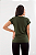 Camiseta Feminina Básica Gola O Malha Fio Algodão Orgânico Verde Jardim - Imagem 3
